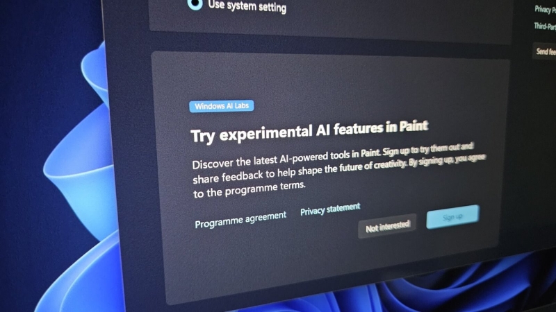 Microsoft научила Paint в Windows 11 генерировать анимации и редактировать изображения с помощью ИИ