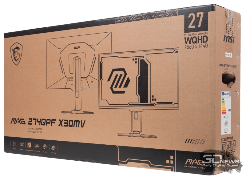 Обзор игрового QD-Mini LED VA-монитора MSI MAG 274QPF X30MV: редкое сочетание