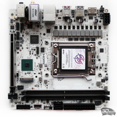 Обзор материнской платы MSI MPG B850I Edge Ti WiFi: не называй меня малышкой