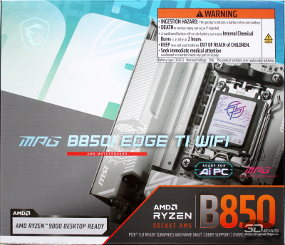 Обзор материнской платы MSI MPG B850I Edge Ti WiFi: не называй меня малышкой