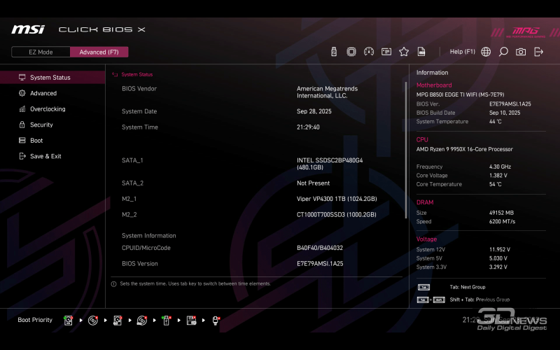 Обзор материнской платы MSI MPG B850I Edge Ti WiFi: не называй меня малышкой