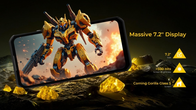 Oukitel WP60 — сверхпрочный смартфон с ёмкой батареей и ярким дизайном