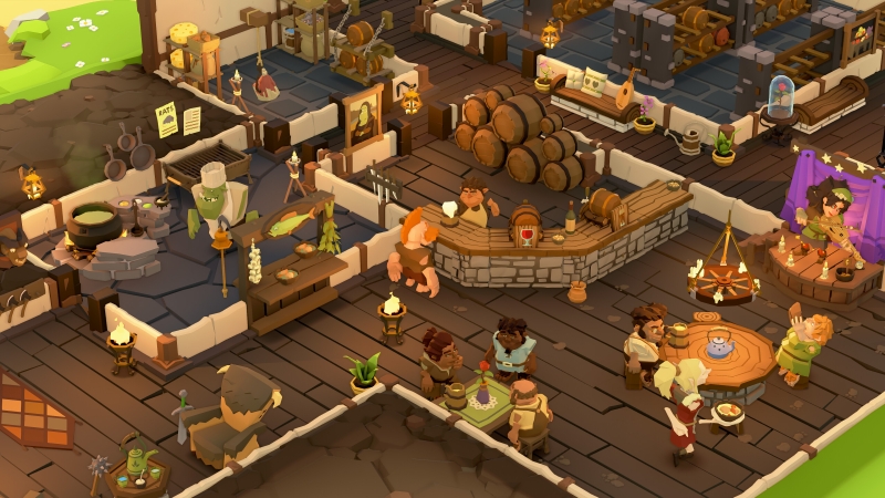 В раннем доступе Steam открыл двери симулятор фэнтезийного трактира Tavern Keeper от создателей Game Dev Tycoon