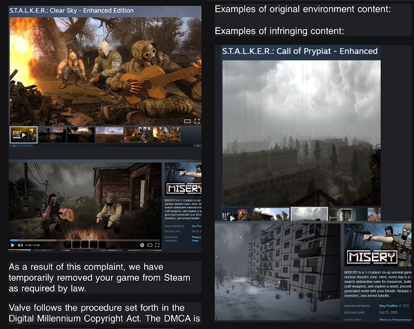 Вдохновлённый S.T.A.L.K.E.R. кооперативный шутер Misery заблокировали в Steam из-за жалобы GSC Game World